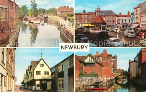 Newbury Berkshire The River Kennet Jacobean Cloth Museum