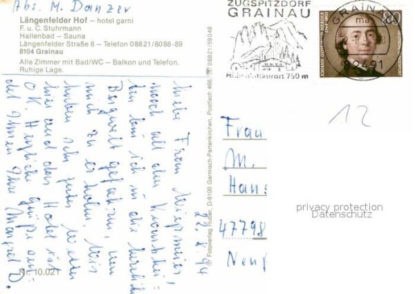 Grainau Längenfelder Hof Hotel Garni – Bild 2