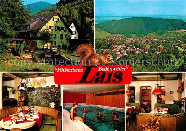 Badenweiler Försterhaus Lais Gasträume Hallenbad