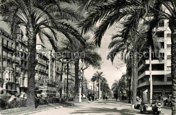 Barcelona Cataluna Avenida del Generalissimo Vista parcial