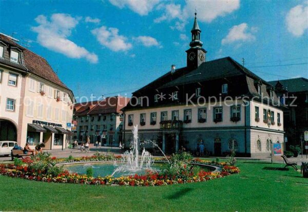 Emmendingen Stadtplatz Springbrunnen