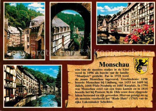 Monschau Partien an der Rur