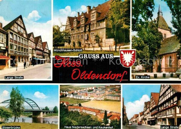 Hessisch Oldendorf Lange Strasse Münchhausen Schloss Ev Ki