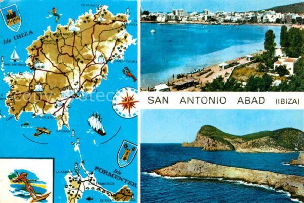 San Antonio Abad Inselkarte Panorama