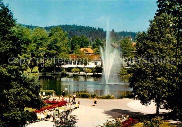 Braunlage Kurpark Fontäne
