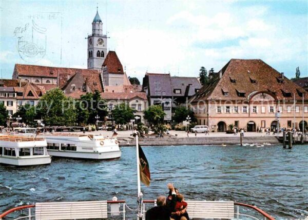 Ueberlingen Bodensee Promenade Schiffslände