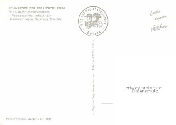 Gutach Schwarzwald Vogtsbauernhof Freilichtmuseum Hammersc – Bild 2