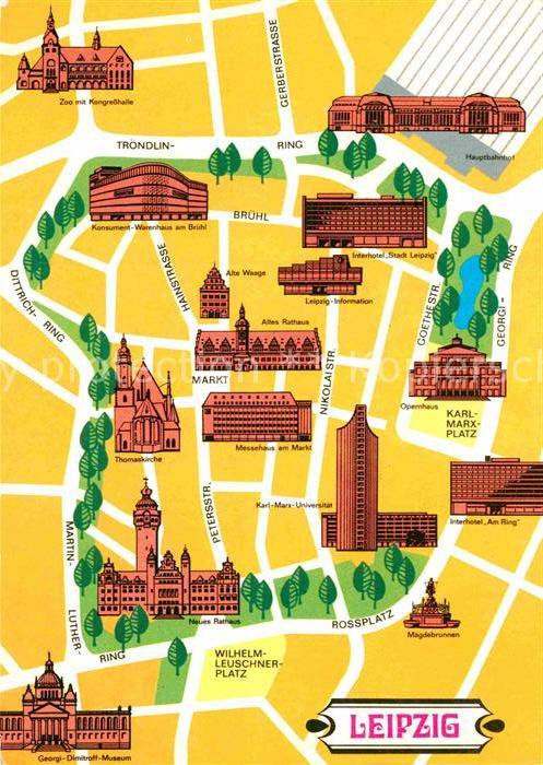Leipzig Stadtplan