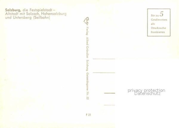 Salzburg Oesterreich Altstadt mit Salzach Hohensalzburg und – Bild 2