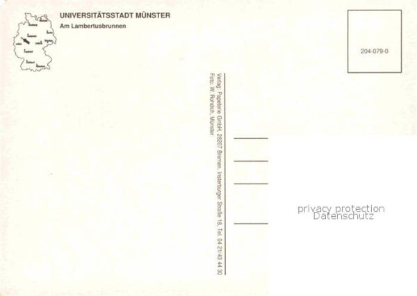 Muenster Westfalen Am Lambertusbrunnen – Bild 2