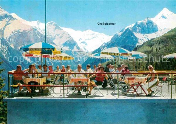 Kaprun Gasthaus Glocknerblick Terrasse Grossgl