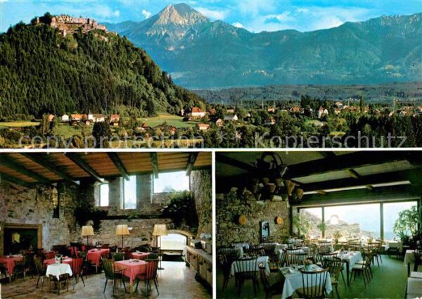 Villach Kaernten Burgruine Landskron Gasträume