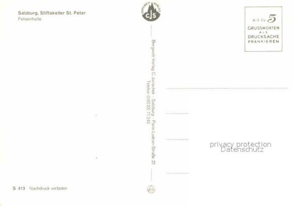 Salzburg Oesterreich Stiftskeller St Peter Felsenhalle – Bild 2