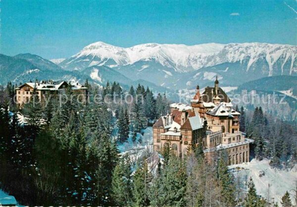Semmering Niederoesterreich Südbahnhotel mit Raxalpe