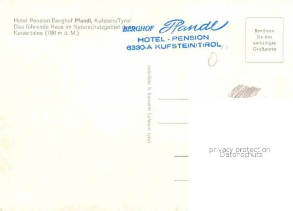 Kufstein Tirol Hotel Pension Berghof Pfandl – Bild 2