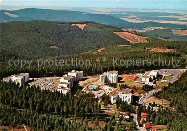 Hahnenklee-Bockswiese Harz Hochwald Ferienpark Fliegeraufnahme