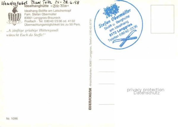 Lenggries Idealhanghütte Stie Alm Panorama – Bild 2