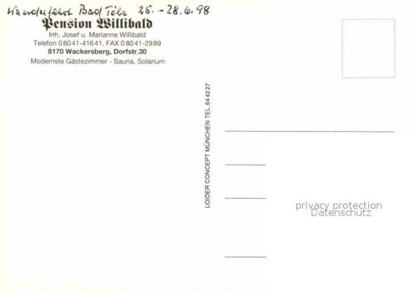Wackersberg Bad Toelz Pension Willibald – Bild 2