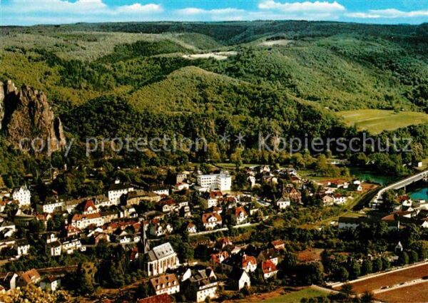 Bad Muenster Stein Ebernburg Fliegeraufnahme