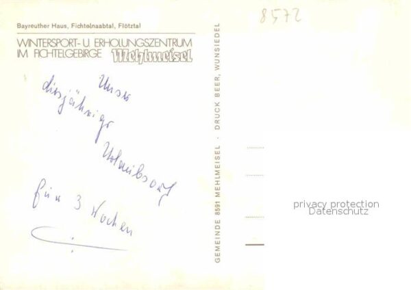 Mehlmeisel Bayreuther Haus Fichtelnaabtal Flötztal – Bild 2