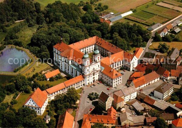 Waldsassen Cistercienserinnen Abtei Fliegeraufnahm