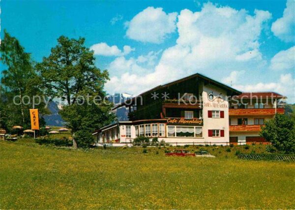 Fischen Allgaeu Cafe Alpenblick Pension