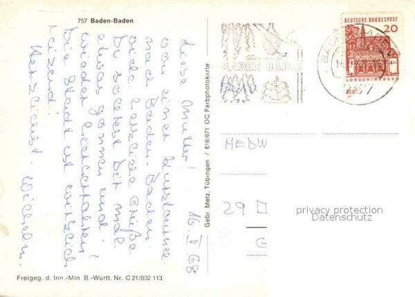 Baden-Baden Fliegeraufnahme – Bild 2