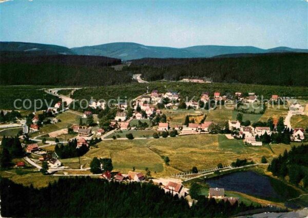 Hahnenklee-Bockswiese Harz Fliegeraufnahme
