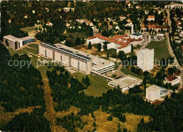 Harlaching Muenchen Städt Krankenhaus Fliegeraufnahme
