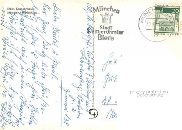 Harlaching Muenchen Städt Krankenhaus Fliegeraufnahme – Bild 2