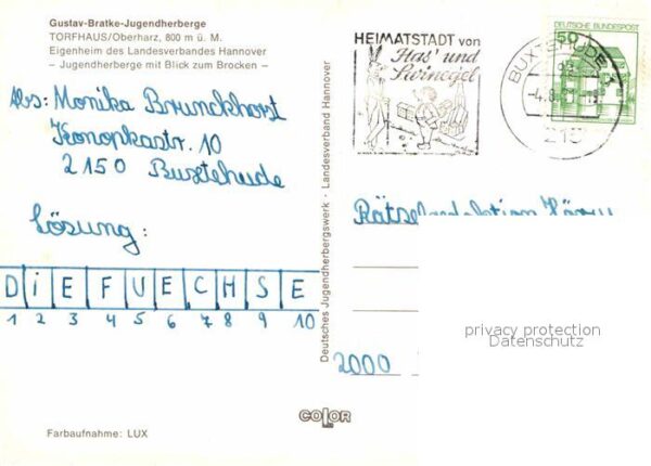 Torfhaus Harz Gustav Bratke Jugendherberge – Bild 2