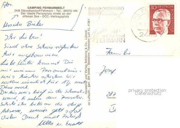 Daenschendorf Fehmarn Camping Fehmarnbelt Fliegeraufnahme – Bild 2