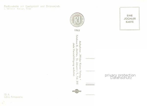 Tirol Region Fischbachalm mit Predigtstuhl und Strip – Bild 2