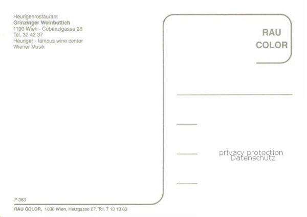 Wien Grinzinger Weinbottich Heurigenrestaura – Bild 2