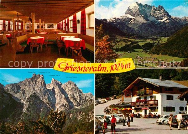 Kirchdorf Tirol Griesneralm Gastraum Wilder Kaiser