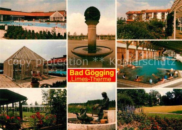 Bad Goegging Limes Therme Frei und Hallenbad Brunnen