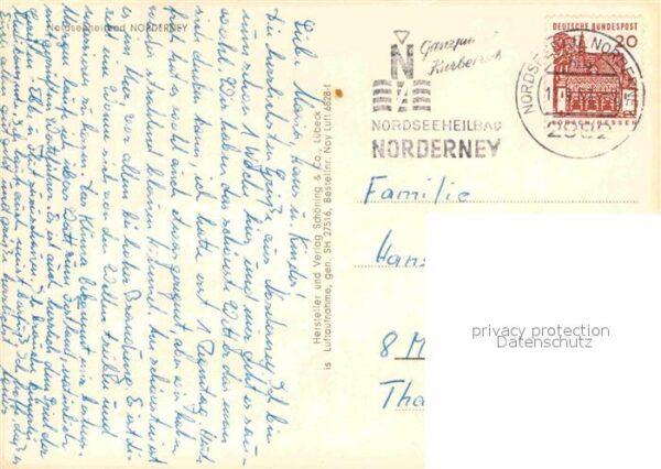 Norderney Nordseebad Fliegeraufnahme – Bild 2