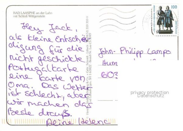 Bad Laasphe Fliegeraufnahme mit Schloss Wittgenstei – Bild 2