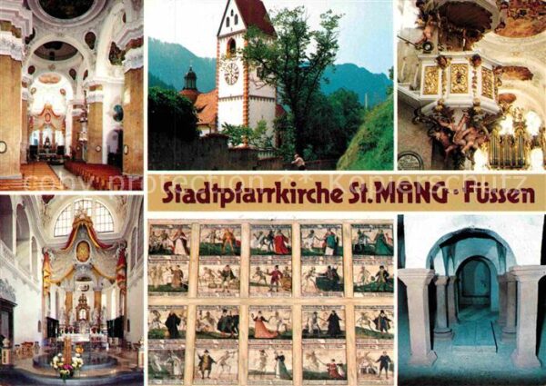 Fuessen Allgaeu Stadtpfarrkirche St Mang Details