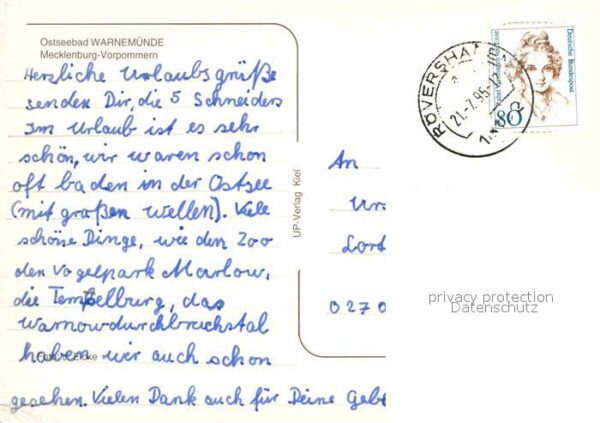 Warnemuende Ostseebad Fliegeraufnahme – Bild 2