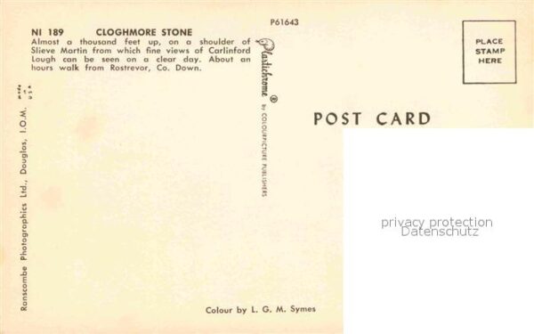 Rostrevor Cloghmore Stone – Bild 2