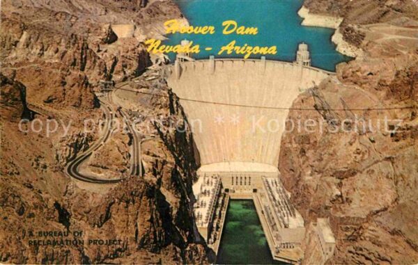 Nevada City Fliegeraufnahme Hoover Dam