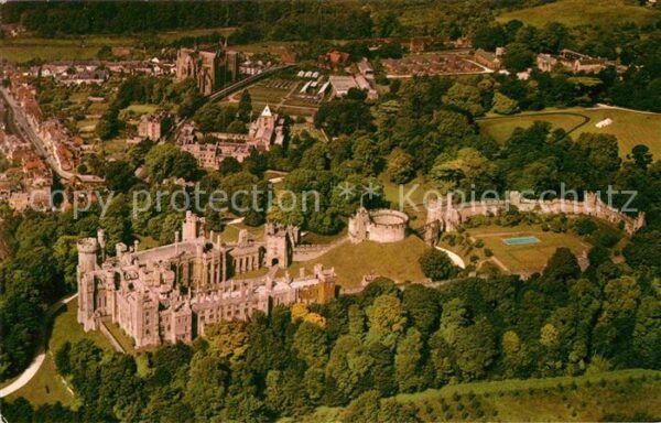 Arundel Fliegeraufnahme Schloss