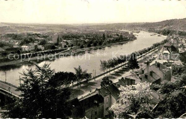 Namur sur Meuse La Meuse vers La Plante