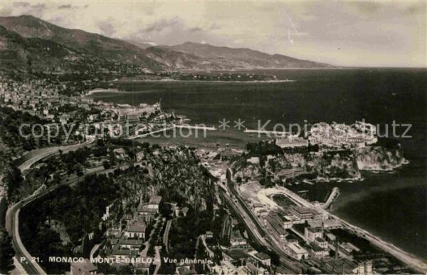 Monaco Fliegeraufnahme