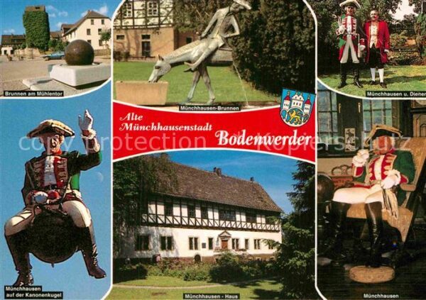 Bodenwerder Brunnen am Mühlentor Münchhausen auf de