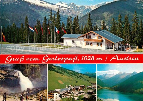 Gerlos Pass Panorama Wasserfall