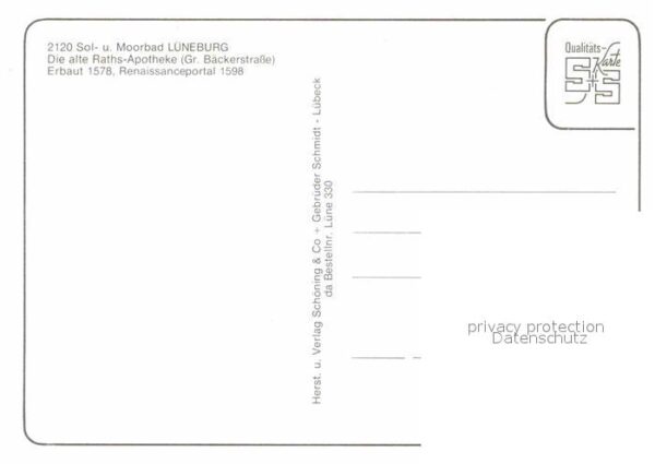 Lueneburg Raths Apotheke – Bild 2