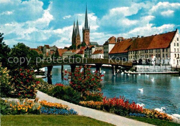 Luebeck Blick vom Malerwinkel