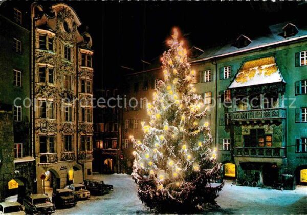 Innsbruck Weihnachtsbaum beim Goldenen Dachl